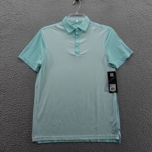 HEAD Golf Polo‎ Shirt Small Turquoise Blue Short Sleeve Cooling Stretch Mens NWT